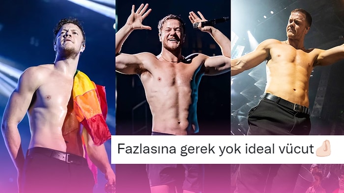 Neredeyse Her Hafta Twitter'da Muhteşem Fiziği ile Gündeme Gelen Dan Reynolds Yine Ortalığı Karıştırdı