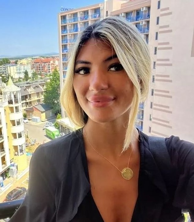 25 yaşındaki Sirin Murad, Bulgaristan'da çıktığı tatil esnasında güneşlenirken uyuyakaldı.