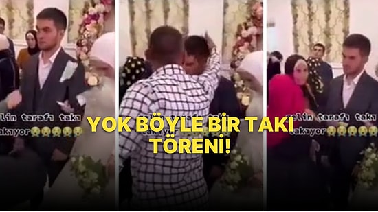 Böyle Bir Takı Töreni Görmediniz: Kimisi Parayı Gelinin Üzerine Fırlattı, Kimisi Damadın Kafasına Vurdu