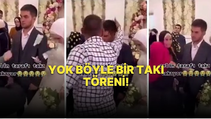 Böyle Bir Takı Töreni Görmediniz: Kimisi Parayı Gelinin Üzerine Fırlattı, Kimisi Damadın Kafasına Vurdu