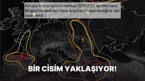 Marmara Bölgesine Gelmesi Beklenen Hava Dalgası Görseli Twitter Kullanıcılarının Diline Düştü