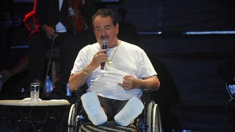 Hastaneden Konsere: İbrahim Tatlıses Tekerlekli Sandalye ile Sahneye Çıktı