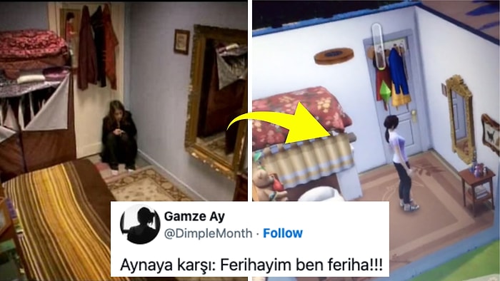 İnsandaki Tüm Mutluluğu Pipetle Ruhundan Emen Feriha'nın Odası The Sims 4'te Her Detayıyla Yeniden Yaratıldı