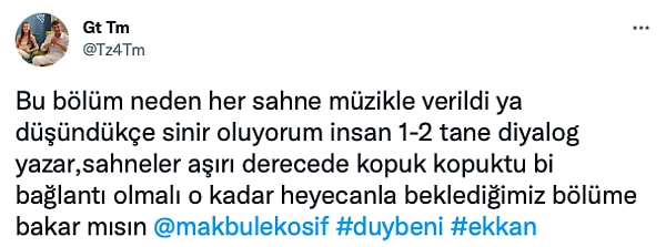 Peki siz bölüm hakkında ne düşünüyorsunuz?