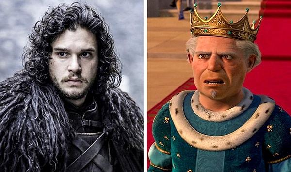10. Aynı Jon Snow gibi, Kral Harold'un da gerçek kişiliği sonradan ortaya çıkıyor.