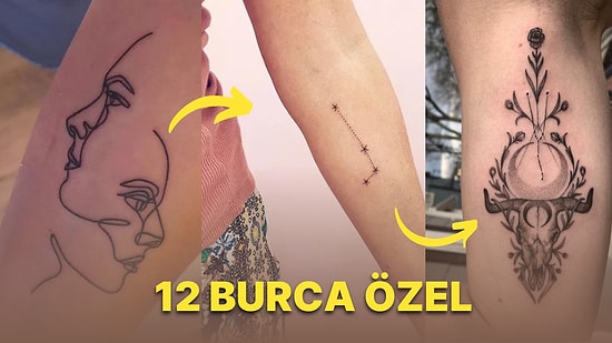 Zodyak Sembollerinden, Gezegenlere: 12 Burç İçin En Uygun Minimal ve Göz Alıcı Dövme Önerileri