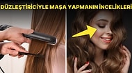 Tek Alette Binbir Maharet! Maşa Kullanmadan Düzleştirici İle Saç Nasıl Kıvrılır?