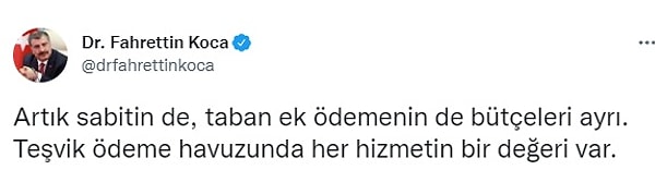 Hekim ve hekim dışı teşvik havuzu ayrıldı