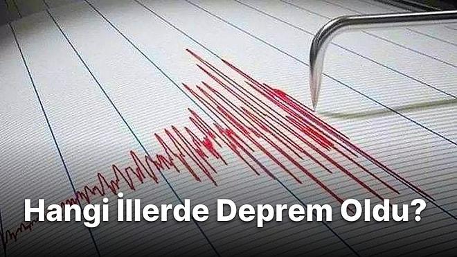 Son Depremler: 28 Ağustos Pazar Türkiye'de Deprem Oldu mu? Kandilli Rasathanesi ve AFAD Deprem Listesi