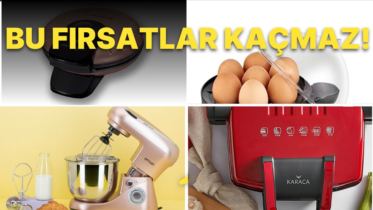 Büyük Yardımcınız! Küçük Ev Aletlerinde Okula Dönüş Fırsatlarını