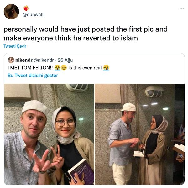 14. "Ben olsam sadece ilk fotoğrafı paylaşıp herkesi İslam'a döndüğünü düşünmesini sağlardım."