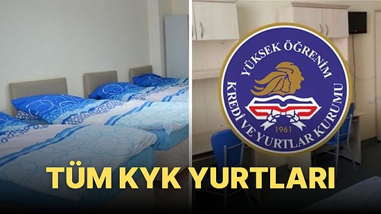 Üniversite İçin Farklı Şehirlere Gidecek Öğrenciler Buraya! İşte Türkiye ve KKTC'deki Tüm KYK Yurtları Listesi