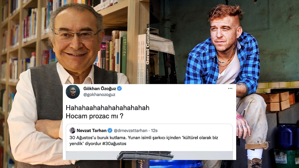 Athena'ya 'Yunan İsimli Şarkıcı' Diyen Nevzat Tarhan, Gökhan Özoğuz Kendisine Yanıt Verince Tweet'i Sildi!