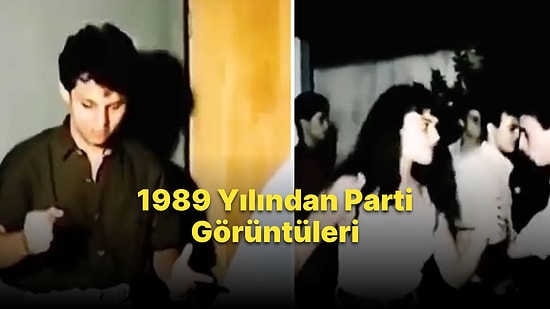 1989 Yılında Kiremithane'nin Arka Sokaklarında 'Pump Up The Jam' Şarkısı Eşliğinde Partileyen İnsanlar