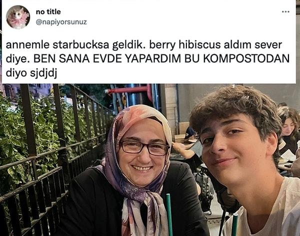 13. Annesini Starbucks'a Götürdükten Sonra Komposto Benzetmesiyle Karşılaşan Kullanıcıya Gelen Komik Yorumlar
