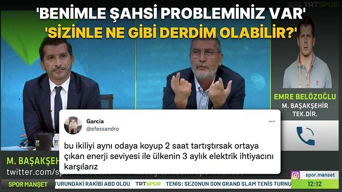 Emre Belözoğlu ile Cem Dizdar'ın Canlı Yayındaki Tartışması Sosyal Medyada Yankı Buldu