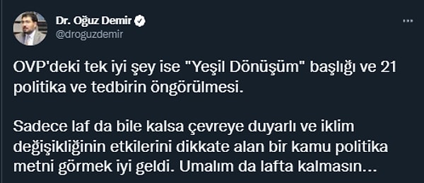 Tek iyi "şey" görüldü.