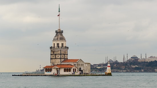 Yerinden Sökülen Kız Kulesi'nin Yeni Hali