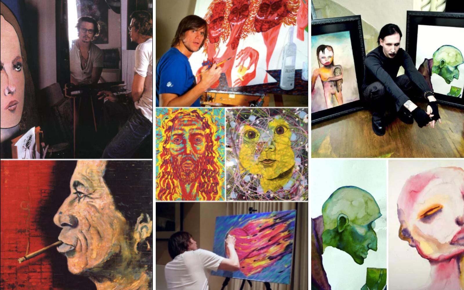25 мировых знаменитостей, которые удивят вас тем, что умеют рисовать