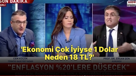 Ersan Şen'den Cem Küçük'e: 'Ekonomin Çok İyiyse 1 Dolar Neden 18 Lira? Utan Cem Artık Yeter!'