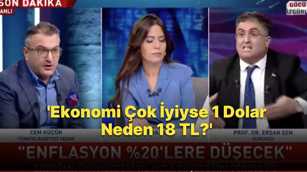 Ersan Şen'den Cem Küçük'e: 'Ekonomin Çok İyiyse 1 Dolar Neden 18 Lira? Utan Cem Artık Yeter!'