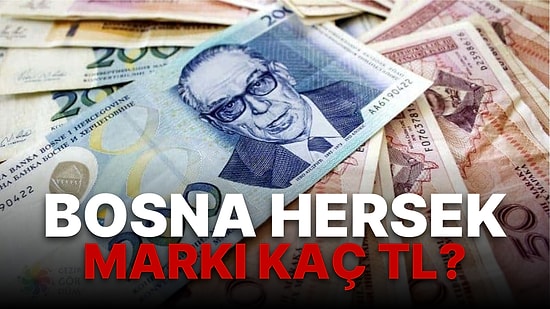 1 Bosna Hersek Markı Ne Kadar? Bosna Hersek Markı Kaç TL Ediyor?
