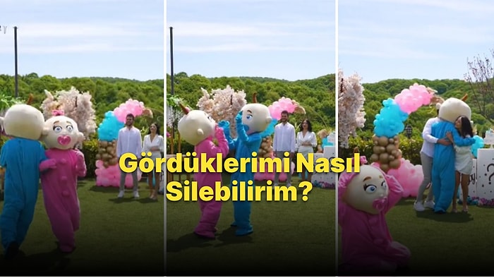 Gördüklerimi Nasıl Silebilirim? 'Cinsiyet Öğrenme Partisi' Düzenleyen Çift 'Ben Az Önce Ne İzledim?' Dedirtti