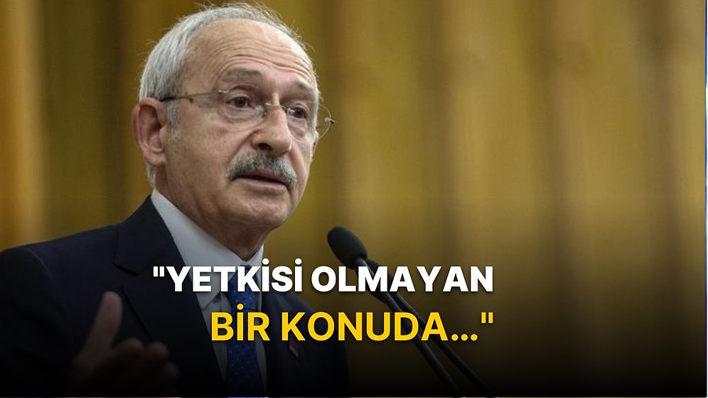 Kulis! Kılıçdaroğlu'ndan Gürsel Tekin'e: 'Yetkisi Olmayan Bir Konuda...'