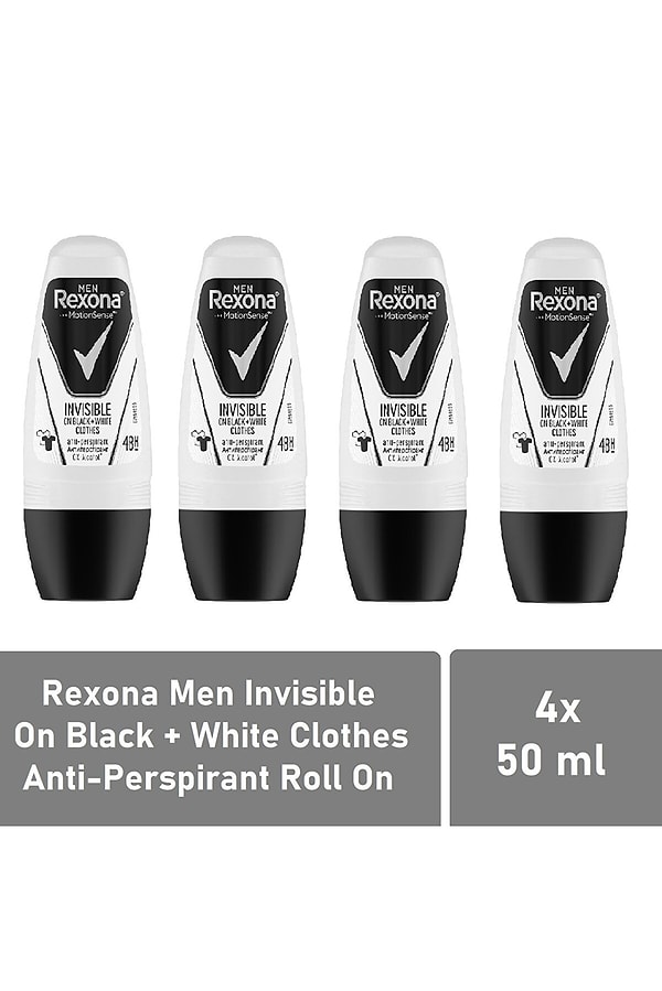 2. Rexona Men Anti Perspirant Roll On Invisible Black & White