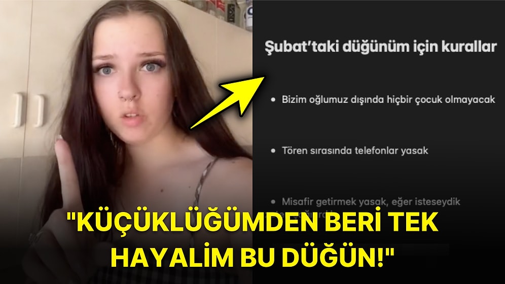 Düğününe Gelecek İnsanlara İllallah Ettiren Kurallar Koyan Gelinin Listesi Sosyal Medyanın Gündeminde!