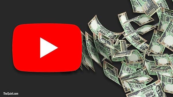 YouTube tamamen reklam gelirlerinden para kazanıyor. Hem çatı şirket Google hem de içerik üreticiler bu reklamlardan pay alıyor.