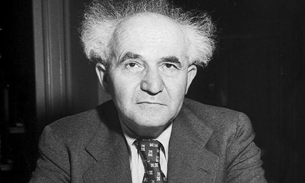 24. İlginçtir ki İsrail'in ilk başbakanı David Ben-Gurion ateistti.