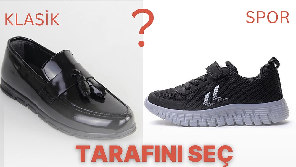 Klasik Siyah Okul Ayakkabılarından Spor Ayakkabılara En Güzel Ayakkabı Önerileri