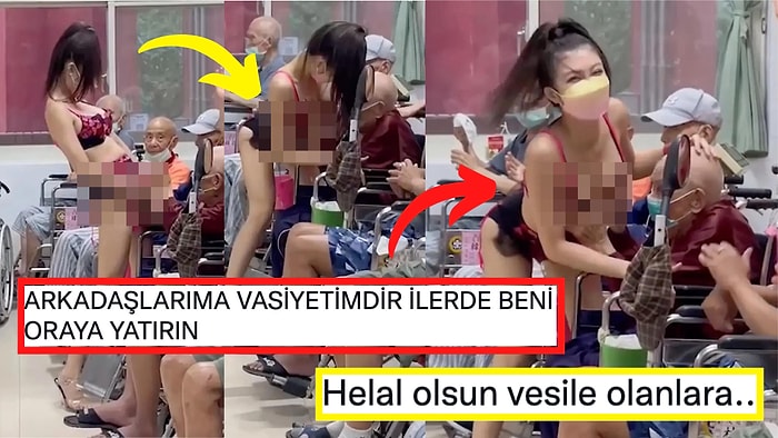 Tekerlekli Sandalyedeki Yaşlılar İçin Striptizci Tutan Huzurevinin Görüntüleri Sosyal Medyada Viral Oldu!