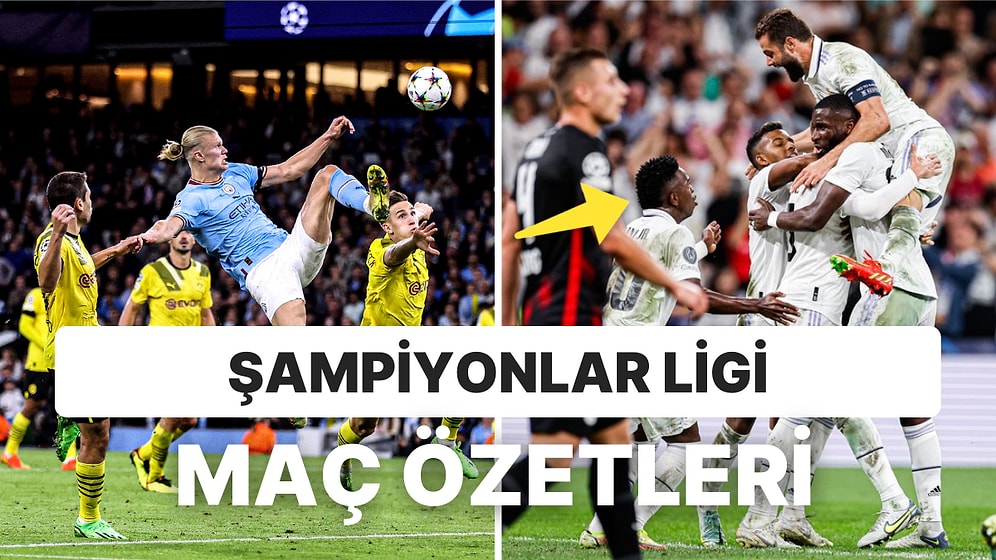 Manchester City, Haaland ile Yine Kazandı! Şampiyonlar Ligi'nde Gecenin Sonuçları ve Maç Özetleri