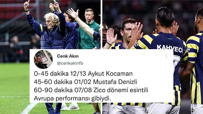 Rennes Karşısında Yenilgiyi Kabul Etmeyen Fenerbahçe'ye Sosyal Medyadan Gelen Övgüler