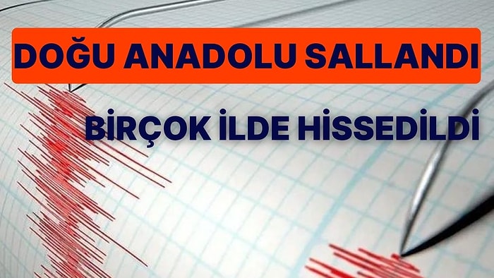 AFAD Duyurdu: Erzurum'da 4.9 Büyüklüğünde Deprem Oldu! Çevre İllerden Hissedildi