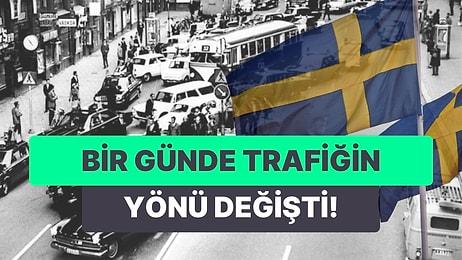 İsveç Tarihinde Her Şeyin Değiştiği ve Trafiğin Yeniden Şekillendiği Gün: Dagen H