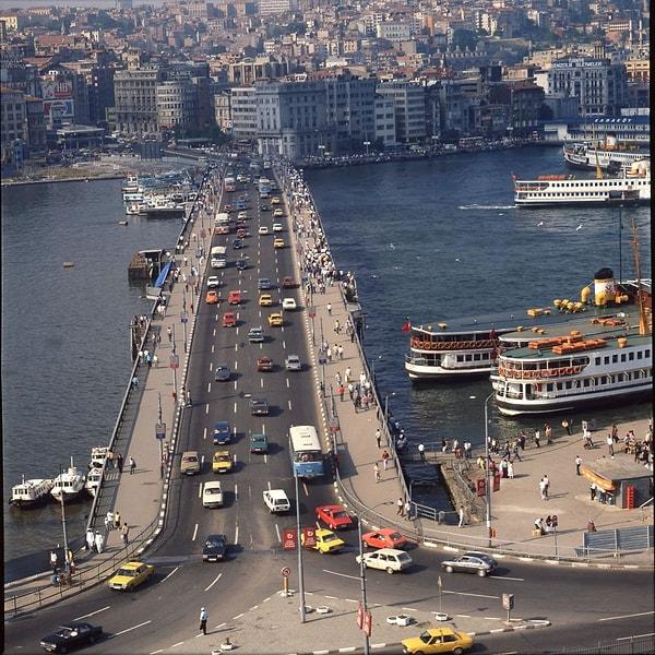 3. Galata Köprüsü, İstanbul, 1986.