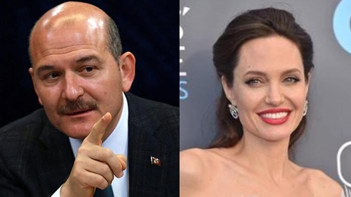 Soylu, Batı'ya Angelina Jolie Üzerinden Yüklendi: 'Kendi Vicdanlarını Temizliyorlar'