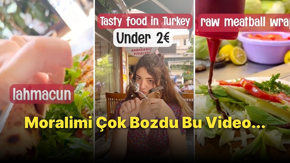 Türkiye'de 2 Euro'ya Yenilebilecek Yemekleri Yiyen Kadın, İzleyenleri Bir Miktar Üzecek