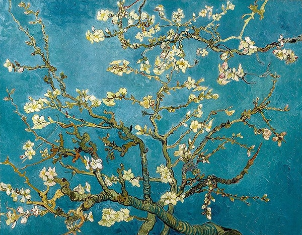 Çiçek Açan Badem Ağacı (Almond Blossoms) (1890)