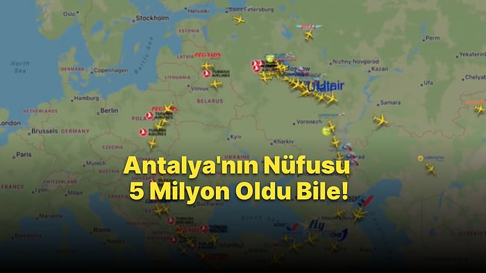 Rusya'da Kısmi Seferberlik İlan Edilmesinden Sonra Kaydedilen Uçuş Görüntüleri: Herkes Rusya'dan Kaçıyor mu?