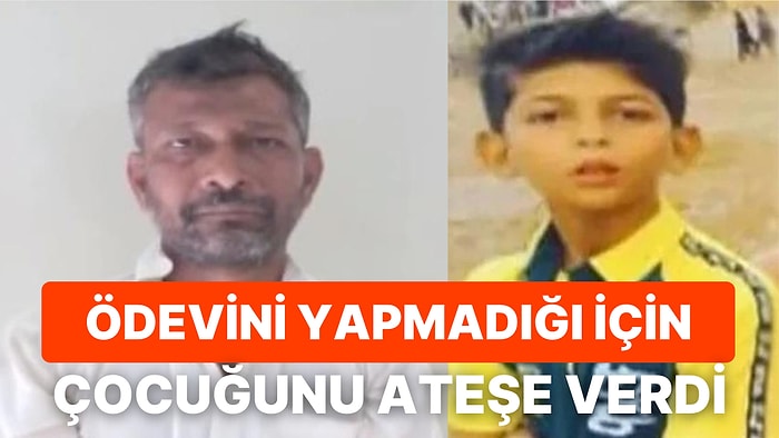 "Tatmin Edici Cevaplar Vermedi" Diyerek Ödevini Yapmadığı İçin Çocuğunun Üzerine Benzin Döküp Ateşe Veren Baba