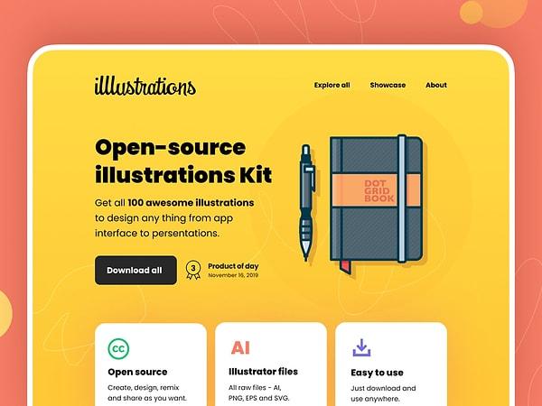 Open source illustrations kit