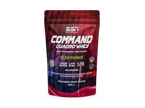 5. SSN Command Quadro Whey Protein 450 Gr Çilek Aromalı...