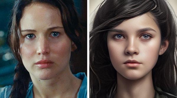 8. Suzanne Collins’in Açlık Oyunları serisinden Katniss Everdeen.