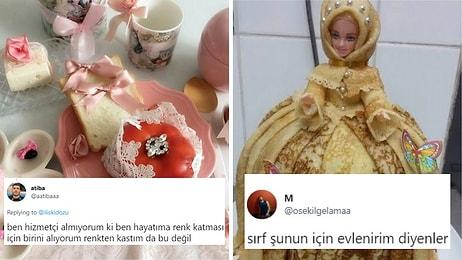 "AŞK" Yazan Sunum Tabaklarından Dantelli Yemeklere: Yeni Gelin Sunumları Sosyal Medyayı Yine İkiye Böldü!