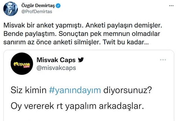 'Sonuçlardan pek memnun olmadılar'