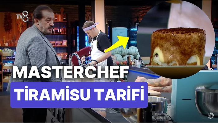 MasterChef Tiramisu Tarifi: Danilo Şef'in Tiramisusu Nasıl Yapılır? Tiramisu Malzemeleri Nelerdir?